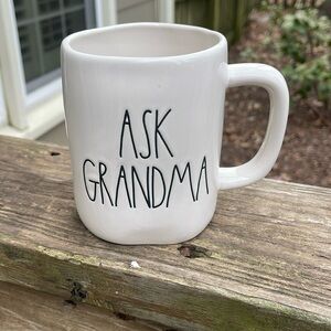 Rae Dunn "ASK GRANDMA " Ceramic Mug